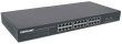 Intellinet 24-Port Gigabit Ethernet Switch with 2 SFP Ports, 24 x 10/100/1000 Mbps RJ45 Ports + 2 x SFP, IEEE 802.3az (Energy Efficient Ethernet), 19