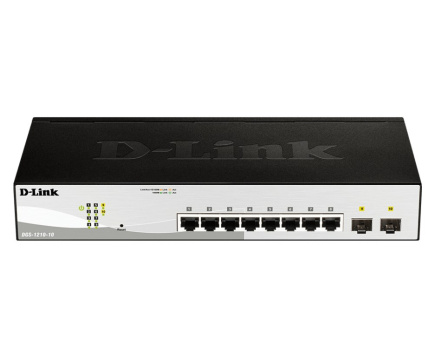 D-Link 10-Port Gigabit Smart Managed Switch with 2 SFP ports