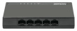 Intellinet 5-Port Gigabit Ethernet Switch Desktop Size, Plastic, IEEE 802.3az (Energy Efficient Ethernet), Black