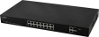 PULSAR SF116 network switch Managed Fast Ethernet (10/100) Power over Ethernet (PoE) 1U Black