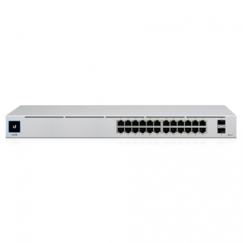 Switch|UBIQUITI|USW-24-POE|Type L2|Desktop/pedestal|Rack|24x10Base-T / 100Base-TX / 1000Base-T|2xSFP|PoE+ ports 16|95 Watts|USW-24-POE