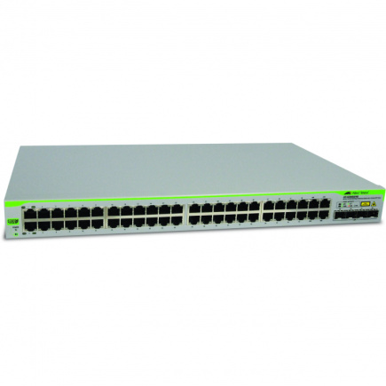 ALLIED 48x10/100/1000BaseT WebSmart Switch mit 4 unbestueckten SFP Slots