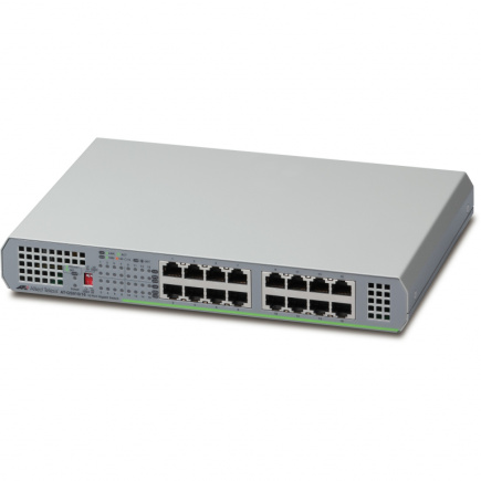 ALLIED 16 port 10/100/1000TX unmanaged switch with internal power supply EU Power Adapter