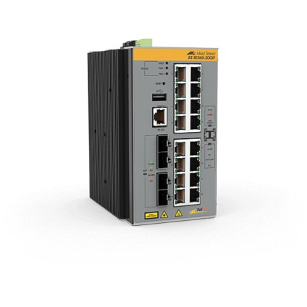 ALLIED L3 Industrial Ethernet Switch 16x 10/100/1000-T PoE+ 4x SFP Ports