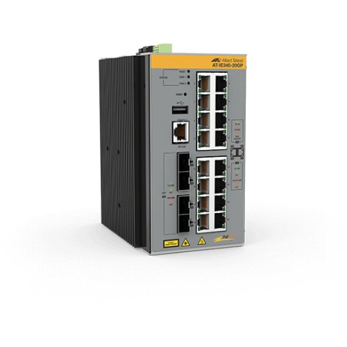 ALLIED L3 Industrial Ethernet Switch 16x 10/100/1000-T PoE+ 4x SFP Ports