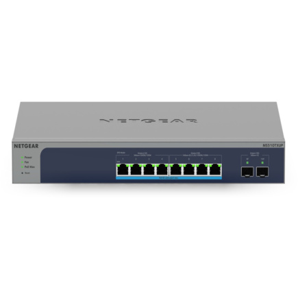 MS510TXUP 8-PORT POE++ + 2XSFP+