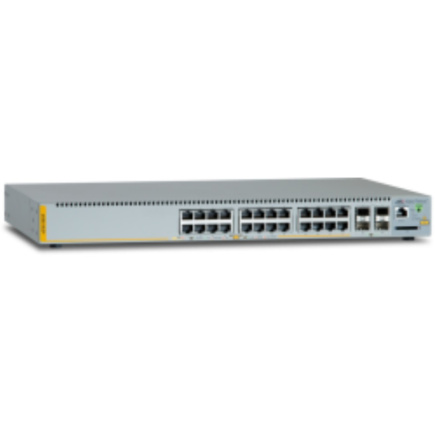 ALLIED L2+ managed switch 24 x 10/100/1000Mbps POE+ ports 4 x SFP uplink slots