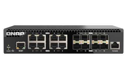 QNAP QSW-M3216R-8S8T-EU 8x 10GbE RJ45 8x10GbE SFP+