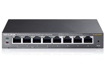 Switch|TP-LINK|PoE ports 4|TL-SG108PE