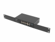 Lanberg Swich 8X100MB POE+/2X 1GB rack RSFE-8P-2GE-12
