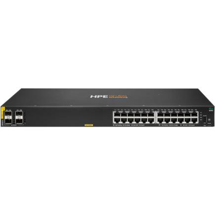 24+4P HP Enterprise Aruba 6000 24G + 4SFP PoE+ (370W) Switch M RM