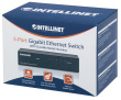 Intellinet 5-Port Gigabit Ethernet Switch, Desktop Size, Metal Housing, IEEE 802.3az (Energy Efficient Ethernet)