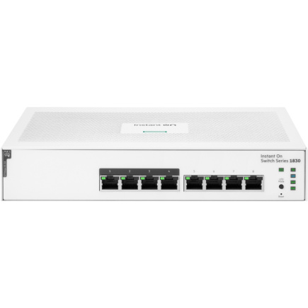 8P HP Enterprise Aruba Instant On 1830 8G PoE+ (65W) Switch