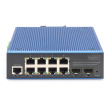 Digitus 8+2P Industrial Gigabit Ethernet PoE Switch L2 managed
