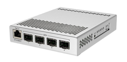 Šakotuvas MIKROTIK MT CRS305-1G-4S+IN MikroTik CRS305-1G-4S+IN L5 4xSFP+ 10GbE, 1xRJ45 GbE, Dual boot, Desktop case