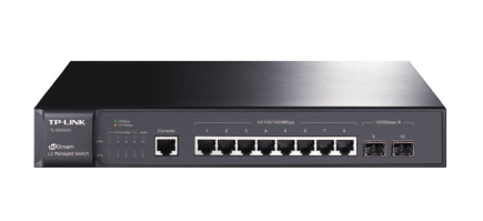TP-Link JetStream 8-Port Gigabit L2 Managed Network Switch with 2 SFP Slots