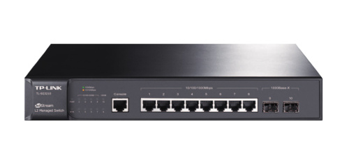 TP-Link JetStream 8-Port Gigabit L2 Managed Network Switch with 2 SFP Slots