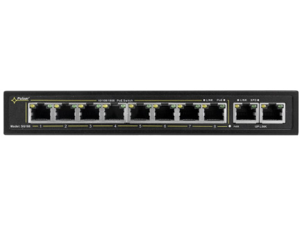 PULSAR SG108 10-PORT POE SWITCH (8xPoE + 2xUPLINK)
