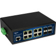 8+4P ALLNET ALL-SGI8112PMJ POE M industrial