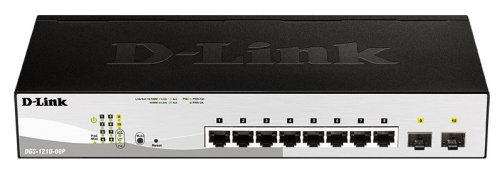 D-Link Switch DGS-1210-08P 8GE PoE 2SFP