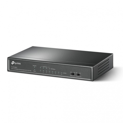 Switch|TP-LINK|Desktop/pedestal|8x10Base-T / 100Base-TX|PoE ports 4|TL-SF1008LP