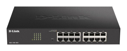 D-Link DGS-1100-16V2 Managed L2 Gigabit Ethernet (10/100/1000) Must