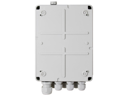 6-port S64H switch with power supply for 4 IP cameras in hermetic housing