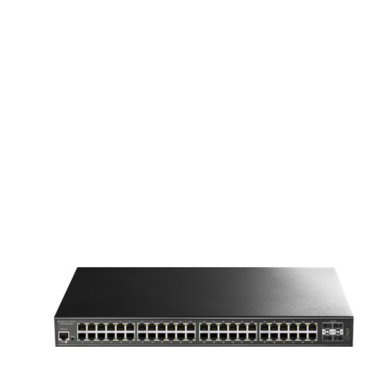Cudy GS2048PS4 Managed L2 Gigabit Ethernet (10/100/1000) Power over Ethernet (PoE) Черный
