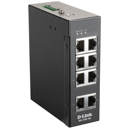 D-Link DIS-100E-8W 8-Port Fast Ethernet Industrie Switch