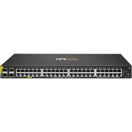 48+4P HP Enterprise Aruba 6100 48G PoE+ (370W) 4SFP+ Switch M RM