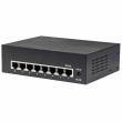 Intellinet 8-Port Gigabit Ethernet PoE+ Switch, IEEE 802.3at/af Power over Ethernet (PoE+/PoE) Compliant, 60 W, Desktop, Box KILITLSWI0017