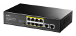 Cudy GS1010P network switch Gigabit Ethernet (10/100/1000) Power over Ethernet (PoE) Desktop/Wall-Mounting Black