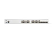 Cisco Catalyst 1200-24P-4X Smart Switch, 24 Port GE, PoE, 4x10GE SFP+, Limited Lifetime Protection (C1200-24P-4X)