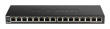 D-Link DGS-1016S Unmanaged Gigabit Ethernet (10/100/1000) Black