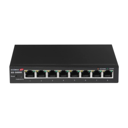 Edimax GS-5008E network switch Managed Gigabit Ethernet (10/100/1000) Must