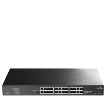 Cudy GS1028PS2 network switch Gigabit Ethernet (10/100/1000) Power over Ethernet (PoE) Must
