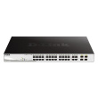 D-Link 28-Port Gigabit PoE+ Smart Managed Switch including 4 x 100/1000Mbps Combo Ports