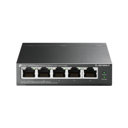 TP-Link TL-SG1005LP network switch Unmanaged Gigabit Ethernet (10/100/1000) Power over Ethernet (PoE) Black KILTPLSWI0080