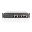 DIGITUS Switch 8-Port Gigabit Managed schwarz