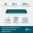 TP-LINK TP-Link SG3452P Switch 48xGE PoE 4xSFP