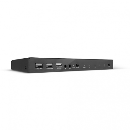 Lindy KVM Switch HDMI 18G, USB 2.0 & Audio, 4 Port