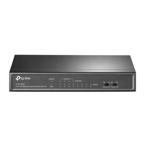 TP-Link TL-SF1008LP network switch Unmanaged Fast Ethernet (10/100) Power over Ethernet (PoE) Must