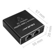 Qoltec Splitter mini SWITCH 1x2 port RJ45 1000Mbps