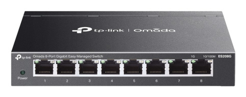 TP-Link Omada ES208G network switch Managed L2 Gigabit Ethernet (10/100/1000) Black