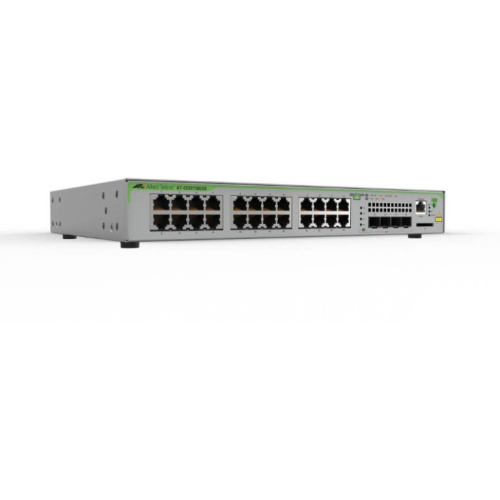 ALLIED 16x 10/100/1000T POE+ ports & 2x combo ports 247W POE capacity Fixed one AC power supply EU Power Cord