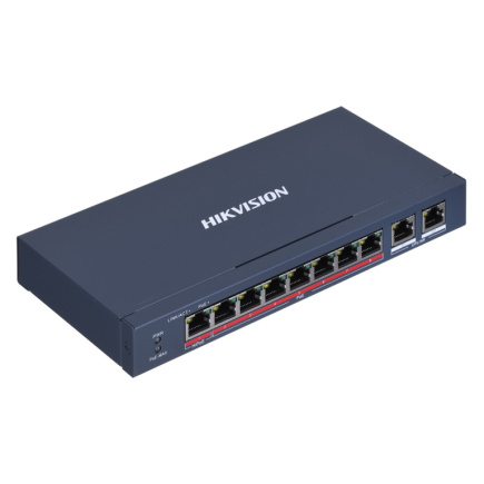 Hikvision DS-3E0310HP-E network links Non-managed Fast Ethernet (10/100) PoE support Blue