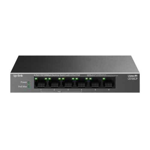 Switch|TP-LINK|LS106LP|PoE ports 4|LS106LP