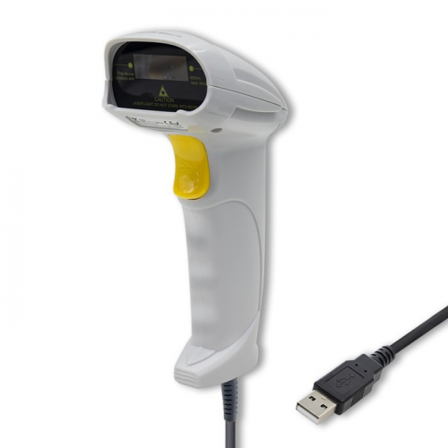Qoltec Laser scanner 1D, USB white