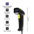 Qoltec Laser scanner 1D, USB black