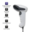 Qoltec Barcode reader 1D CCD, USB
